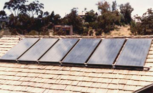 water heating installation